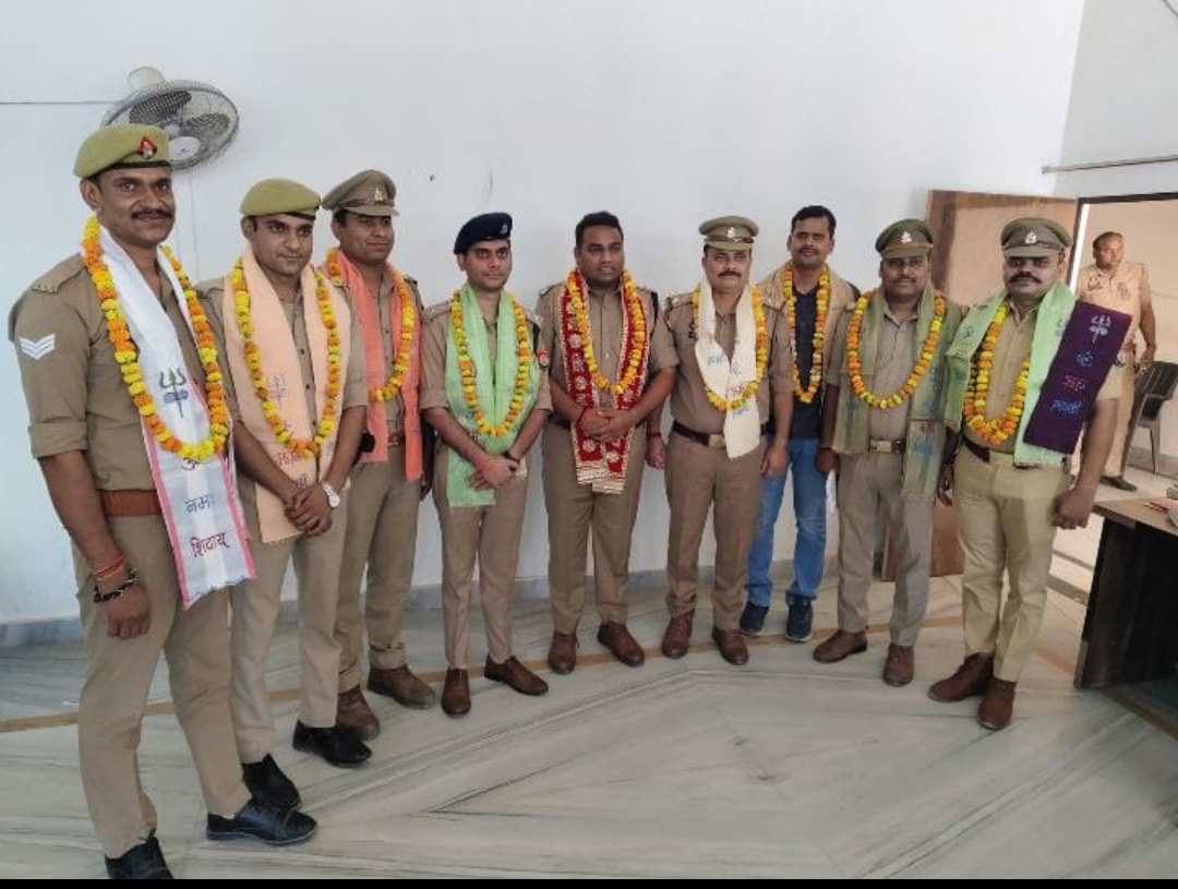 गोमती जोन पुलिस का हुआ भव्य स्वागत
