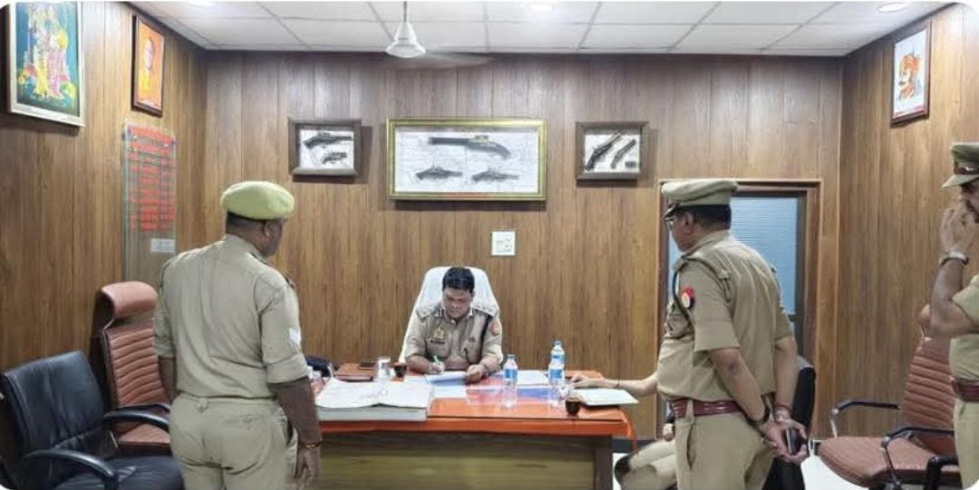 मछलीशहर थाने पर SSP का औचक निरीक्षण, अपराधियों पर सख्ती के निर्देश
