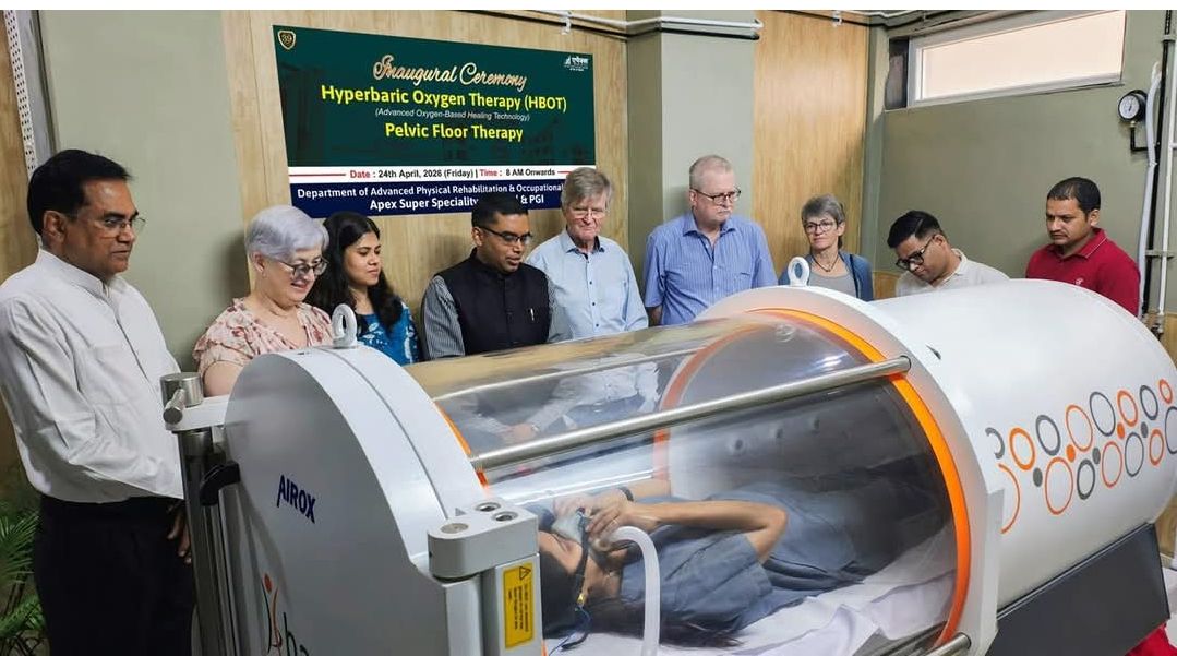 एपेक्स हॉस्पिटल में अंतरराष्ट्रीय स्तर के रिहैबिलिटेशन सेंटर का शुभारंभ, अब काशी में मिलेगी HBOT सुविधा