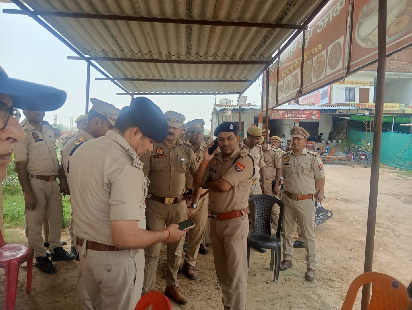 कठेरिया घटना के बाद कैथी टोल प्लाजा पर अलर्ट, बॉर्डर पर कड़ी चौकसी  