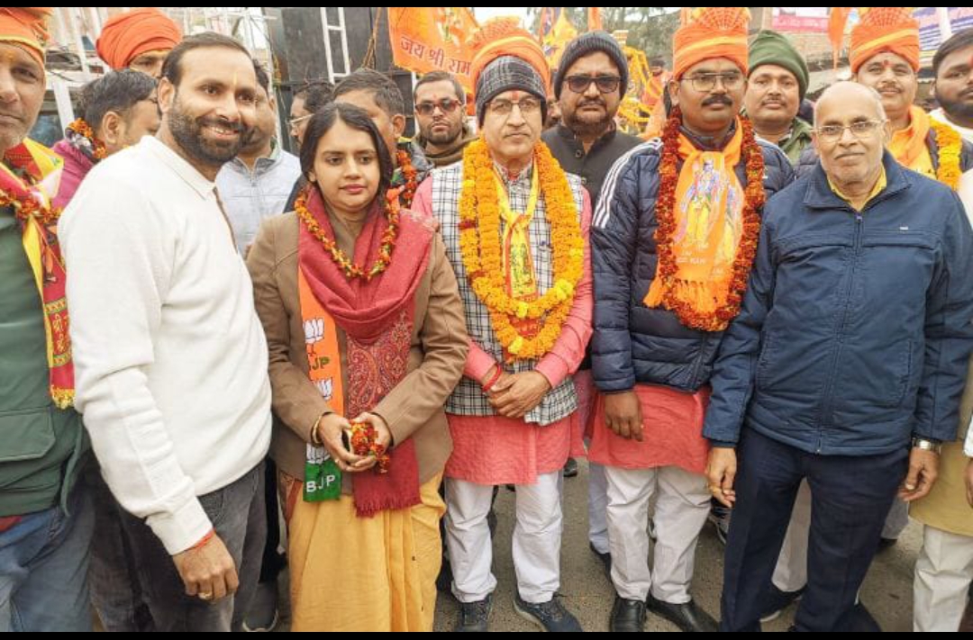 राम सीता के प्रतीकात्मक स्वरुप को ग्रामीणों ने किया नमन