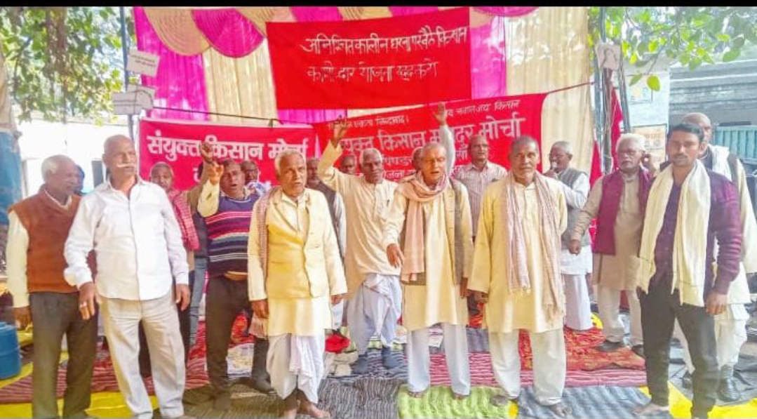 क्रमिक अनशन पर बैठे किसान की तबीयत बिगड़ी