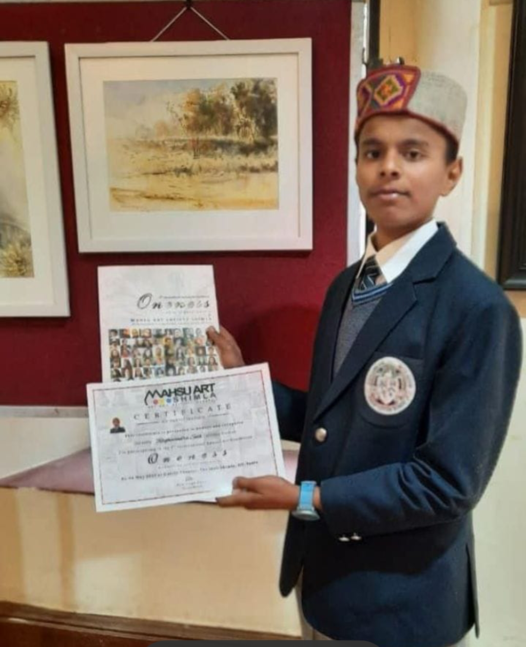 आर्ट एक्जिबिशन में पूर्वांचल का प्रतिनिधित्व करेगा राघवेंद्र