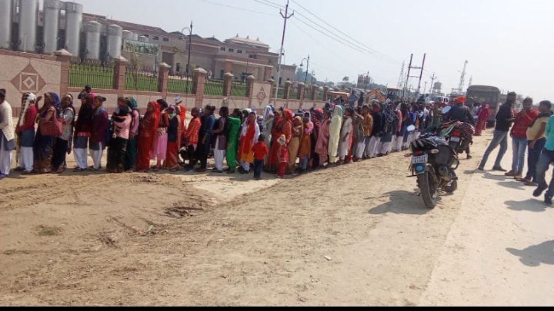 अमूल प्लांट पर बेरोजगारों की भीड़210 का हुआ इंटरव्यू