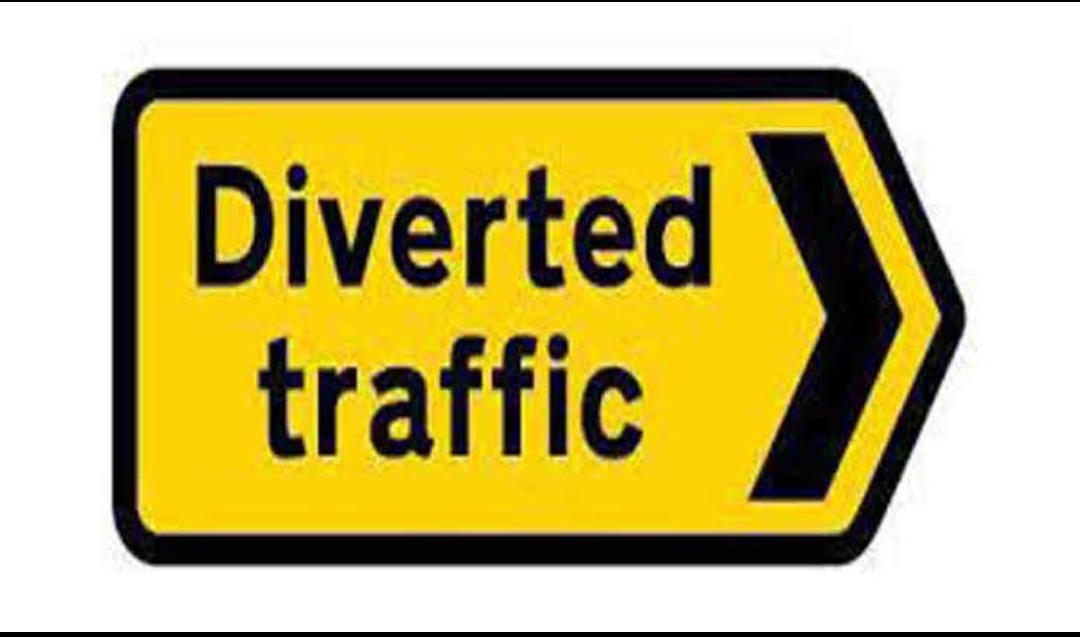 आज शाम 6 बजे से रात 10 बजे तक डायवर्जन