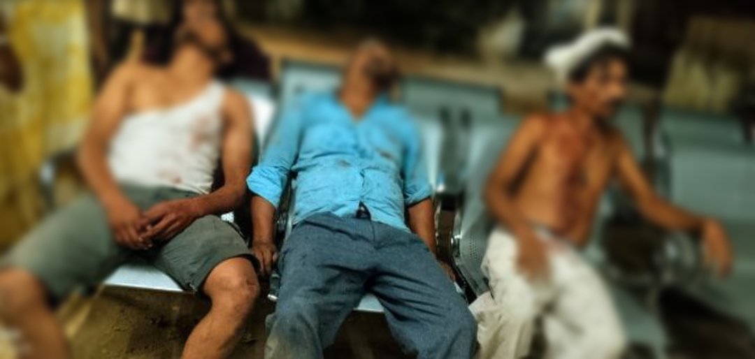 आपसी रंजिश में मारपीट दर्जन भर घायल