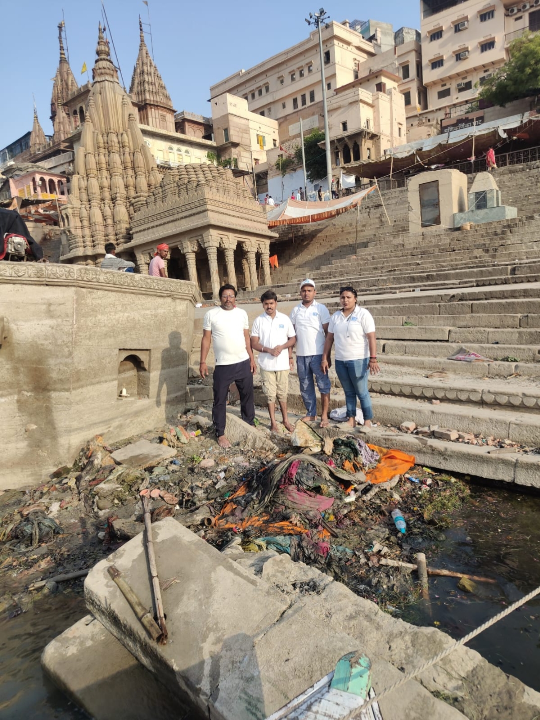 अभियान के पांचवे दिन मोक्षद्वार पर स्वच्छता की बयार