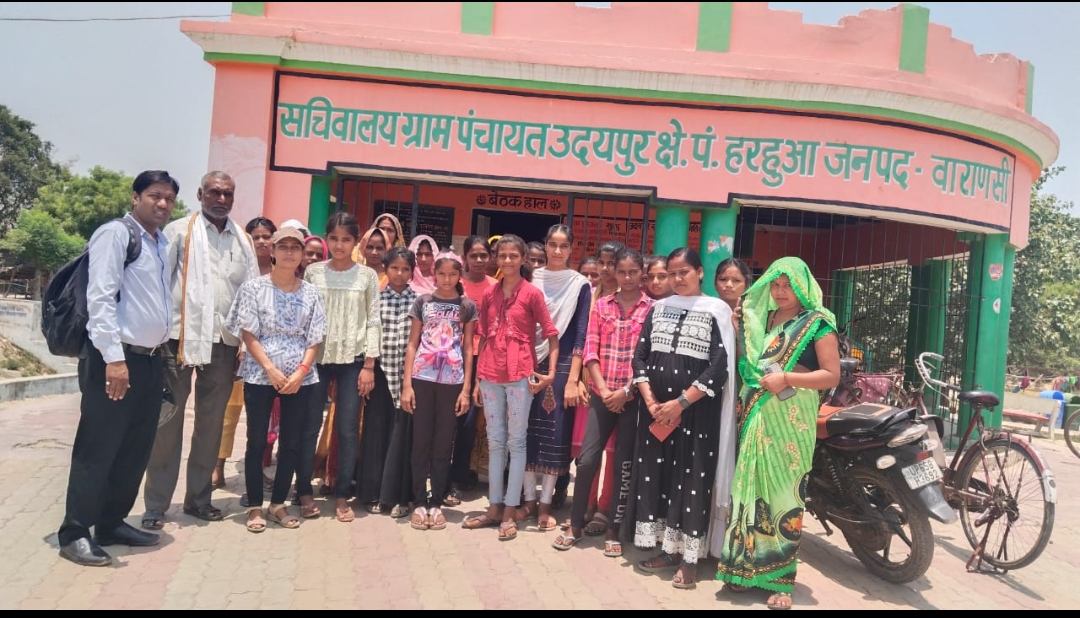 वाराणसी के ब्लॉक हरहुआ ग्राम सभा उदयपुर पंचायत भवन पे विश्व बाल श्रम दिवस के पूर्व संध्या कार्यशाला आयोजित