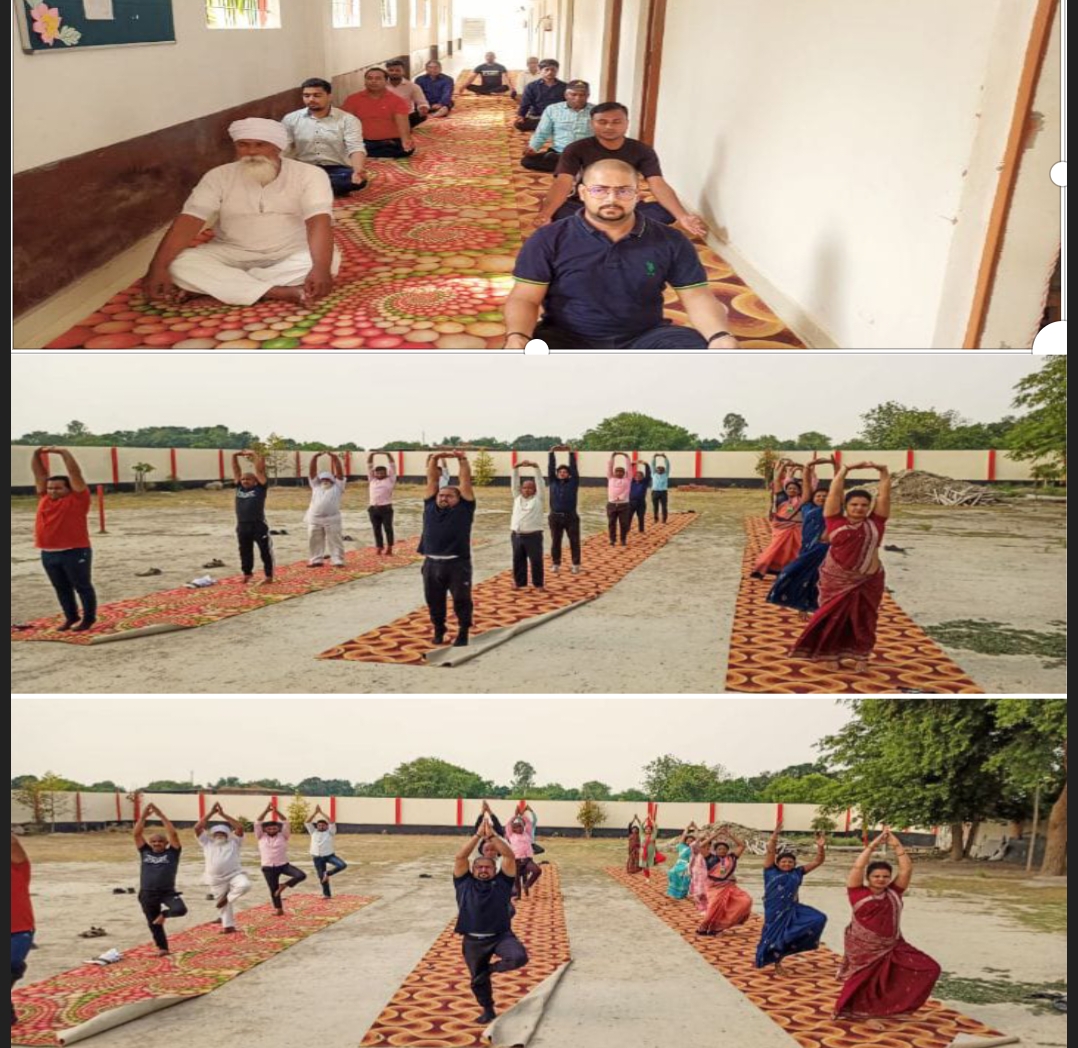 अंतर्राष्ट्रीय योग दिवस के अवसर पर त्रिपदा पब्लिक स्कूल के शिक्षकों ने लिए स्वस्थ रहने का मूल मंत्र