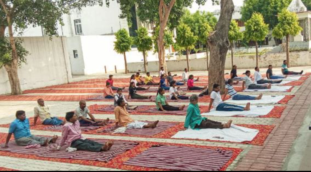 पीजी कालेज मे उत्साह से मनाया गया योग दिवस