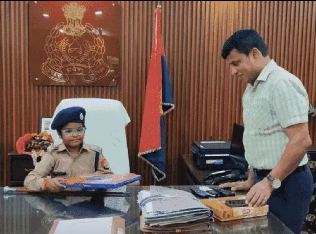 1 दिन के लिए ADG वाराणसी बना UKG छात्र; कैंसर की लास्ट स्टेज पर, अंतिम इच्छा IPS बनना