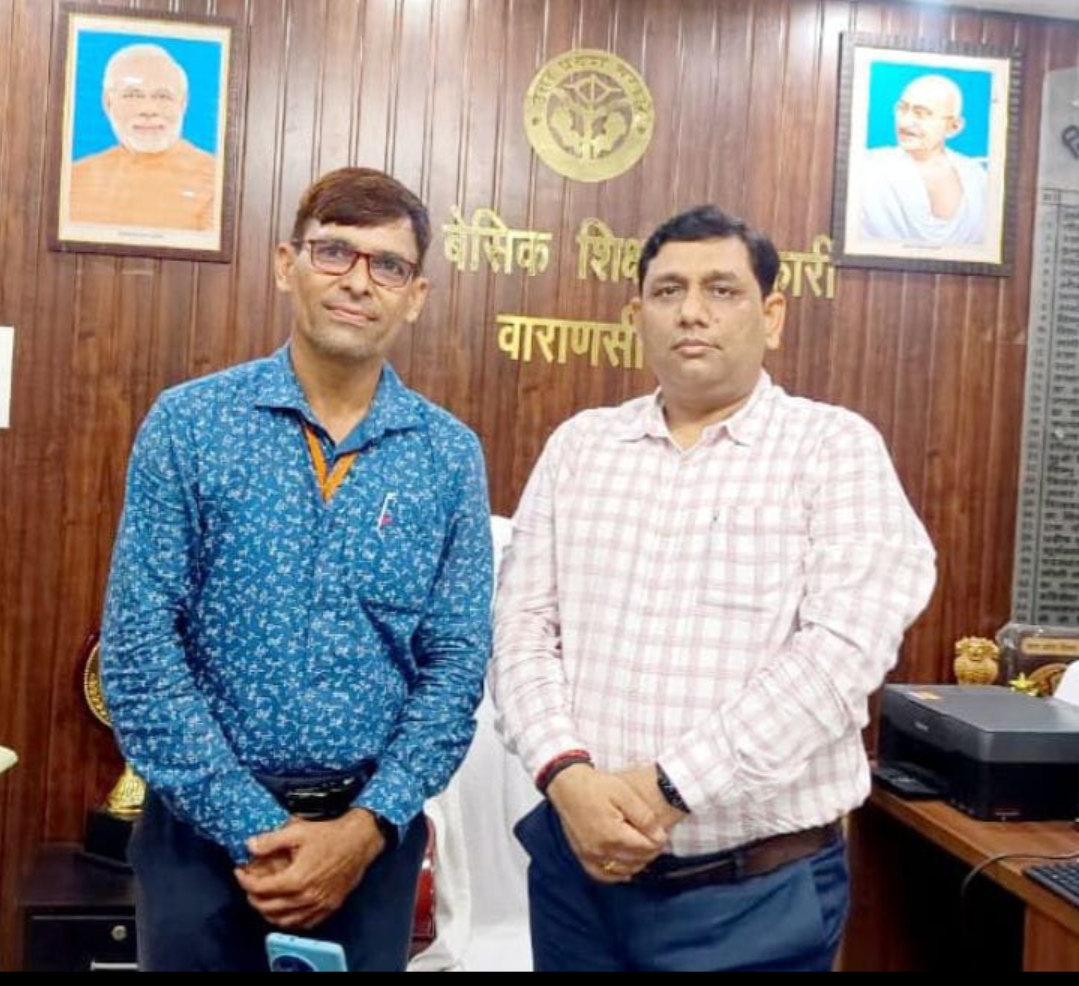 डायट प्राचार्य व बीएसए ने स्टेट अवार्डी शिक्षक में भरी ऊर्जा