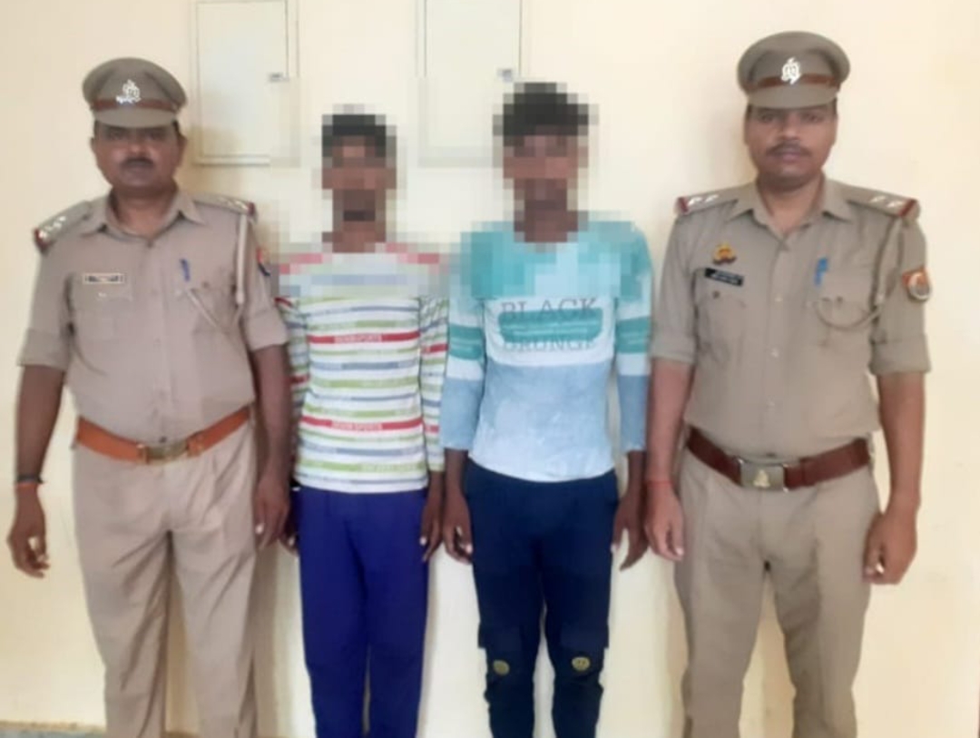 चोरी करने वाले दो अभियुक्त गिरफ्तार, गए जेल