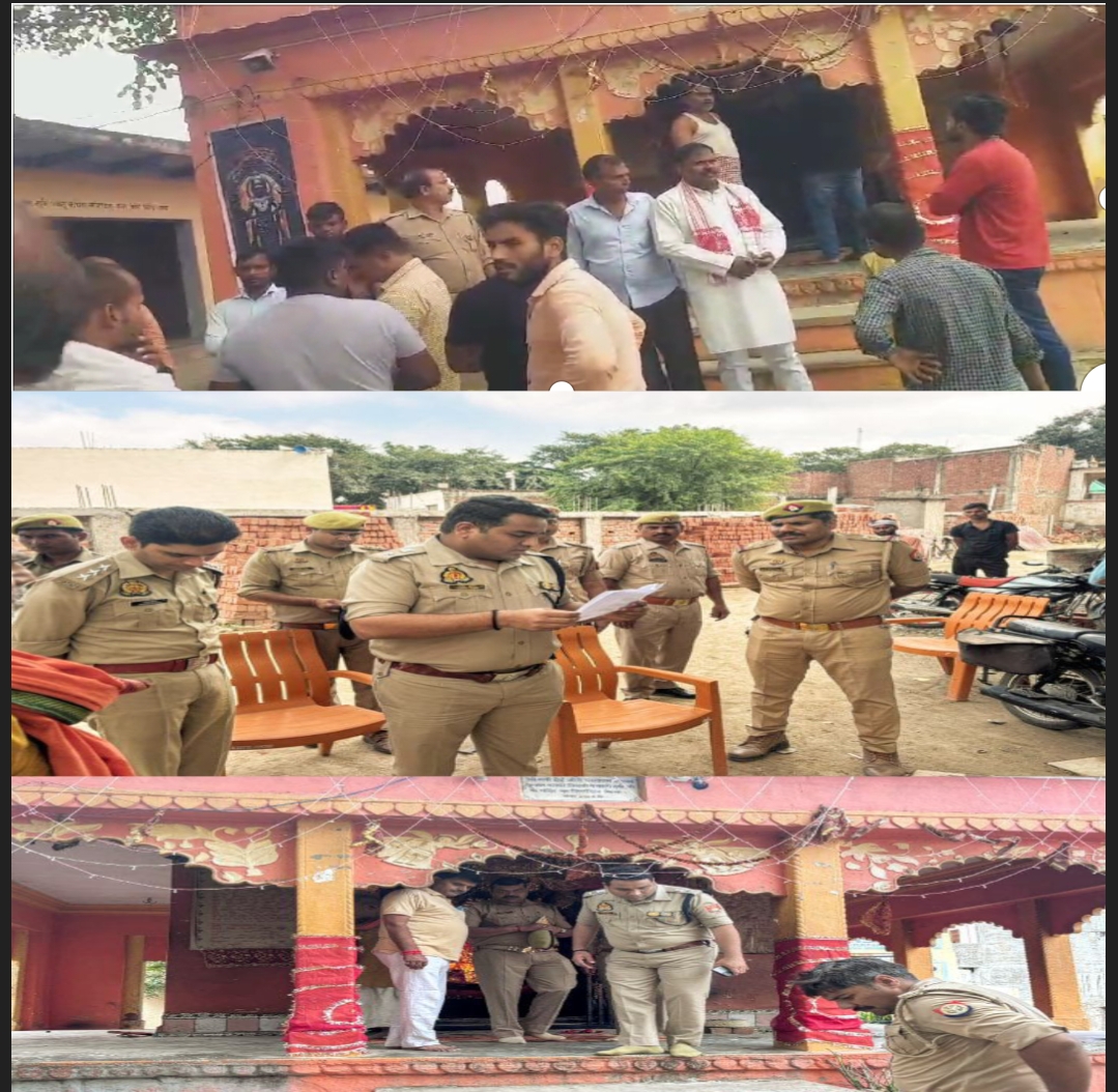 एक ही रात मंदिर समेत तीन स्थानों पर लाखों की हुईं चोरी