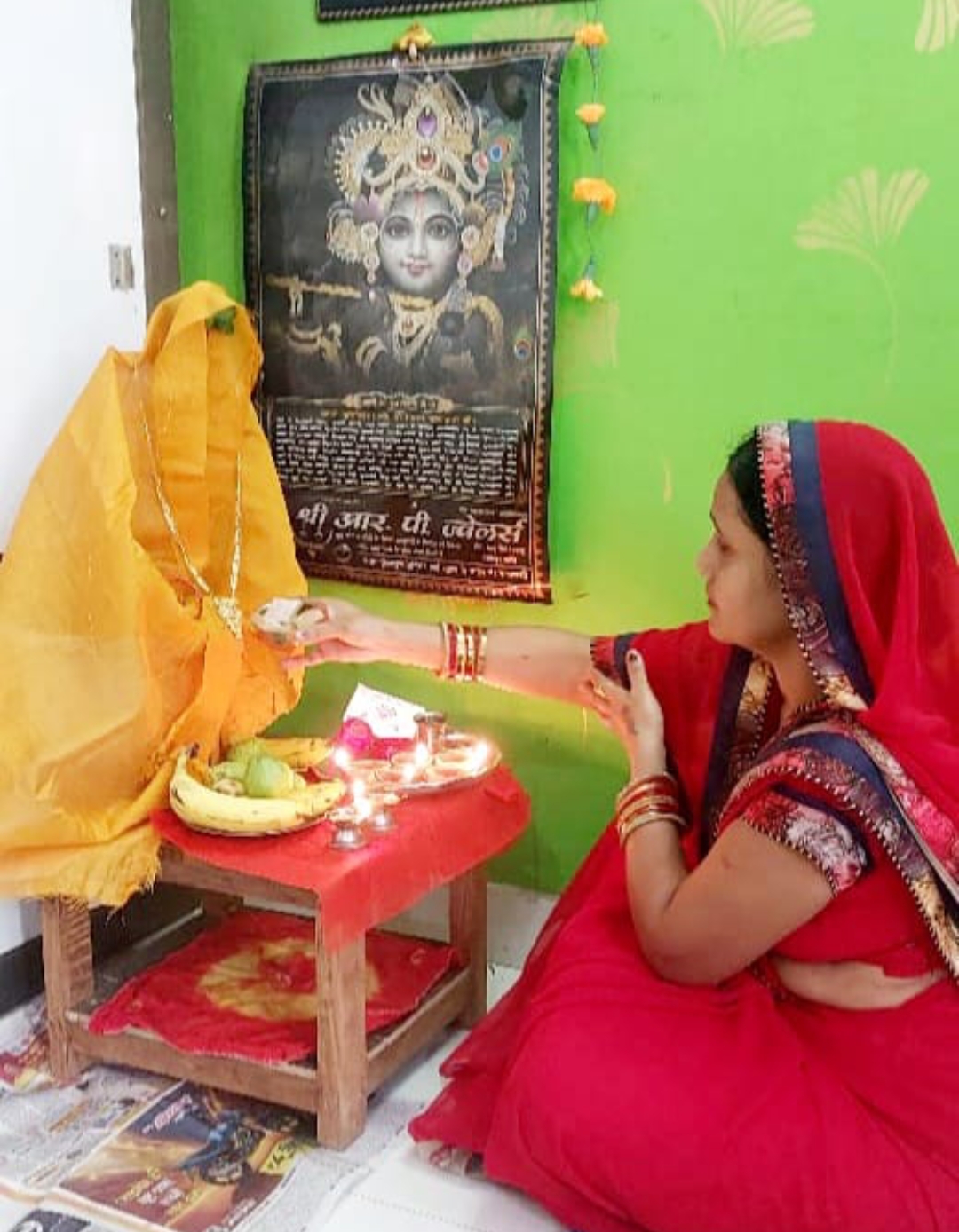 सनातनी परंपरा के तहत आँवला नवमी पर हुआ पूजन