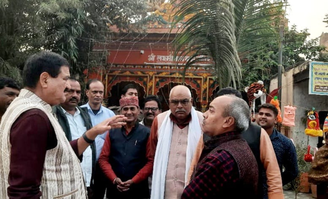 मुख्यमंत्री को आगमन को लेकर विधायक ने किया निरीक्षण