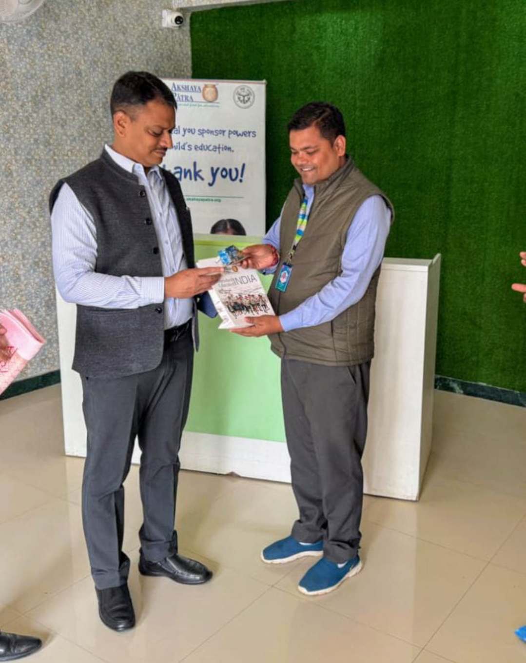 अक्षय पात्र किचन का डी,एम एस राजलिंगम ने किया निरीक्षण