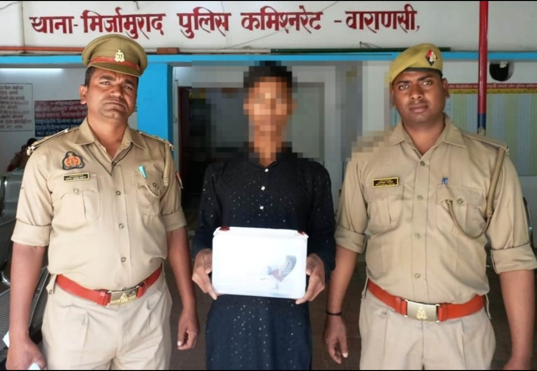 थाना मिर्जामुराद पुलिस ने अवैध तमंचा व कारतूस के साथ अभियुक्त को किया गिरफ्तार