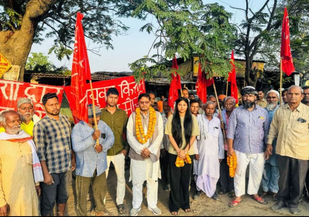 किसानो ने किया सपा सांसद का स्वागत