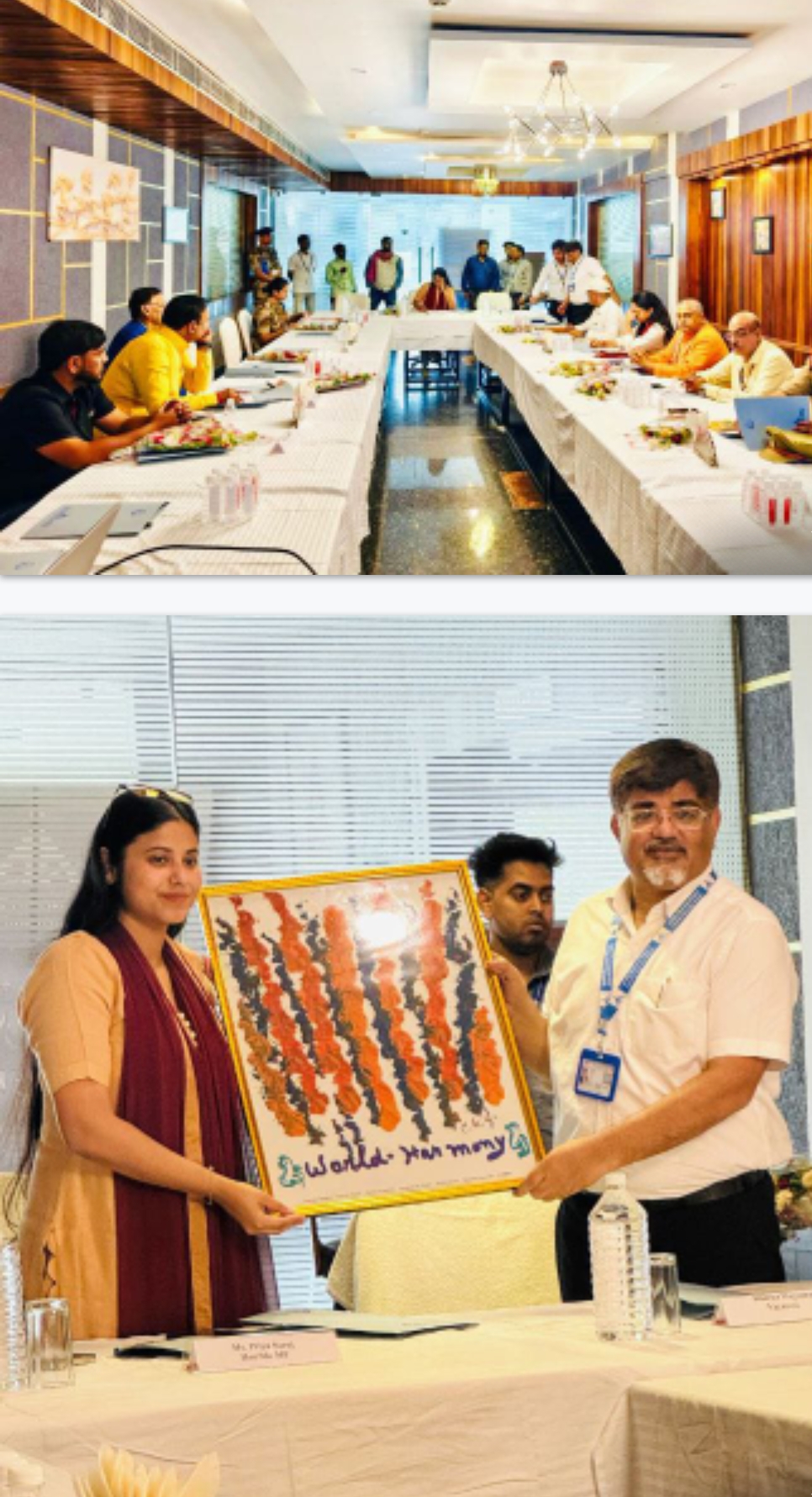 कन्वेयर बेल्ट सहित कई मुद्दे छाए रहे बैठक में