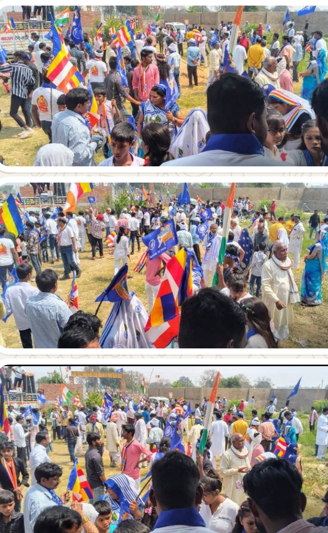 ग्रामीण क्षेत्रों में अंबेडकर जयंती की रही धूम