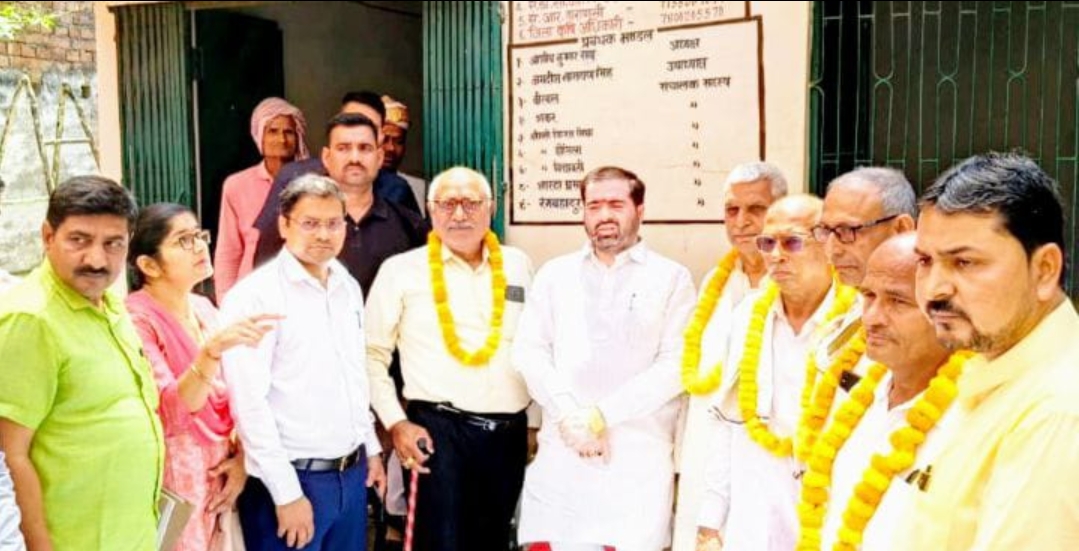 राज्यमंत्री ने किया क्रय केंद्र का निरीक्षण, दिए खरीद बढ़ाने का निर्देश