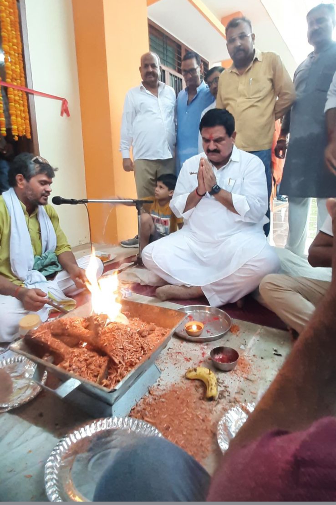 वाराणसी के बसांव गांव में भगवती माता मंदिर पर्यटन विकास कार्य का लोकार्पण सम्पन्न