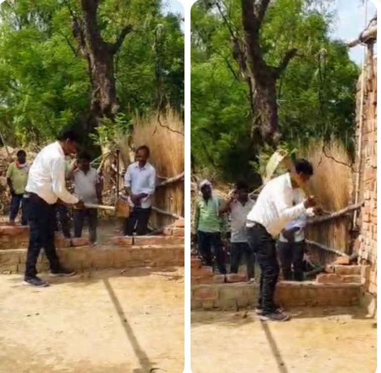 किसान ने लेखपाल व कानून गो के ऊपर पैसा मांगने व लेने का लगाया आरोप