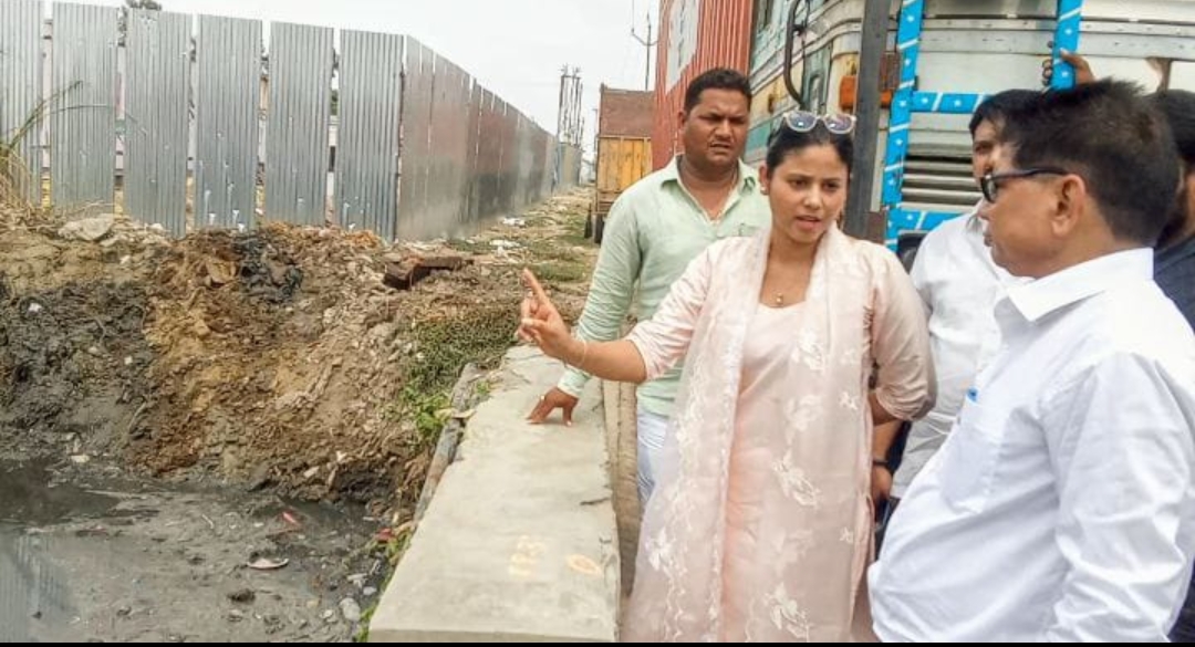 सप्ताहभर में चोक नाले व जलजमाव की समस्या नही खत्म हुई तो लोकसभा में उठाउंगी मुद्दा