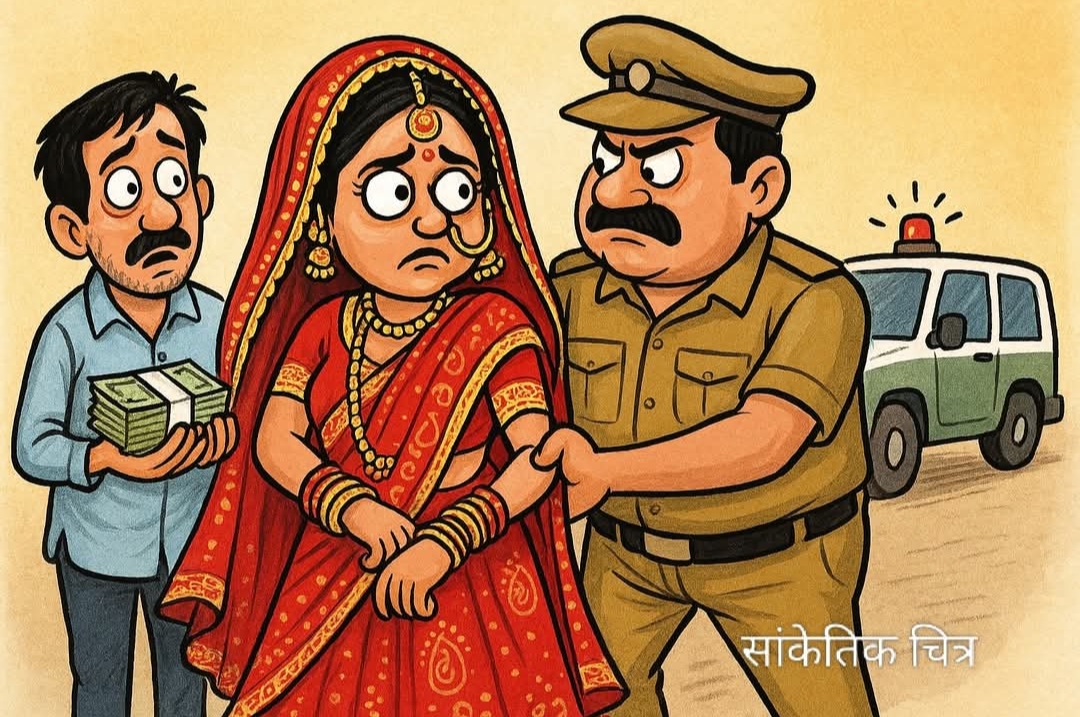 वाराणसी में लुटेरी दुल्हन गिरफ्तार – 1.80 लाख रुपये में हुआ था शादी का सौदा, राजस्थान भागने से पहले मिर्जामुराद में खुला राज