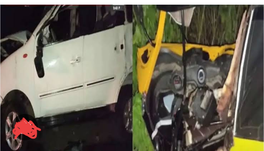 फोर व्हीलर की टक्कर से टोटो चालक की मौत