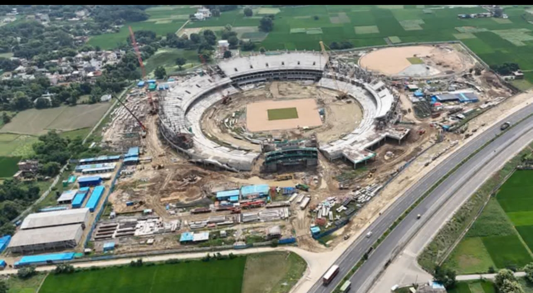 दिसंबर तक बन जाएगा गंजारी का अंतरराष्ट्रीय क्रिकेट स्टेडियम, 75 फीसदी से अधिक निर्माण पूरा