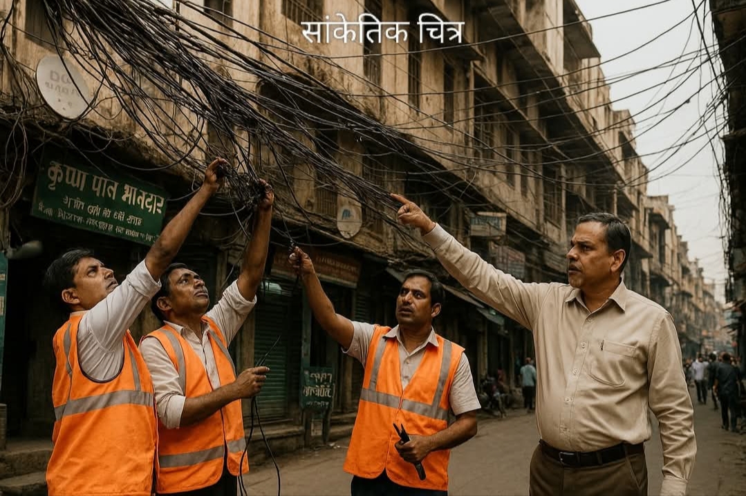 वाराणसी में नेट और डिश के तार हटाने का अभियान, मंडलायुक्त ने दिए सख्त निर्देश