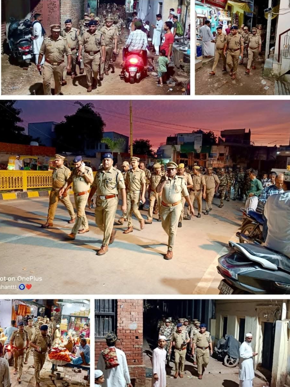 लोहता में डीसीपी वरुणा की अगुवाई में पैदल गश्त – वायरल वीडियो पर 12 अज्ञात के खिलाफ मुकदमा