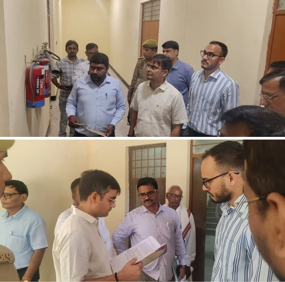 जिलाधिकारी का सख्त निरीक्षणवाराणसी में ईवीएम वेयरहाउस की सुरक्षा व रखरखाव पर दिए अहम निर्देश