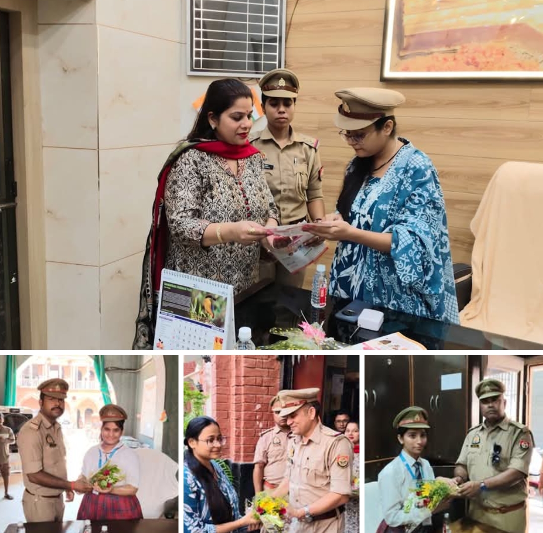 एक दिन की थानाध्यक्ष”मिशन शक्ति 5.0 के तहत छात्राओं ने संभाला वाराणसी के थाना चौक का कमान