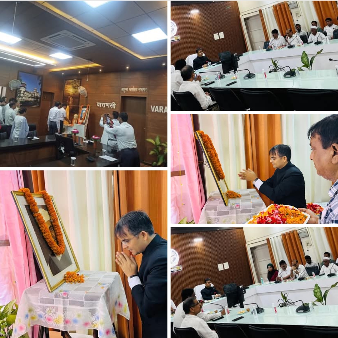 डीएम सत्येंद्र कुमार ने गांधी-शास्त्री जयंती पर किया माल्यार्पण, कहा- सत्य और अहिंसा ही राष्ट्र की शक्ति