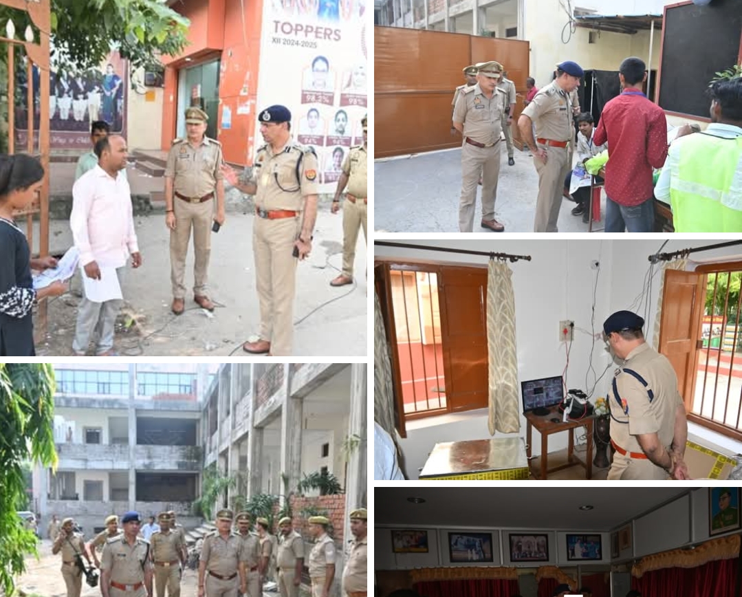 यूपीपीएससी परीक्षा को लेकर वाराणसी पुलिस सतर्क — एडीसीपी शिवहरी मीणा ने किया निरीक्षण, 49 परीक्षा केंद्रों पर कड़ी सुरक्षा व ट्रैफिक व्यवस्था