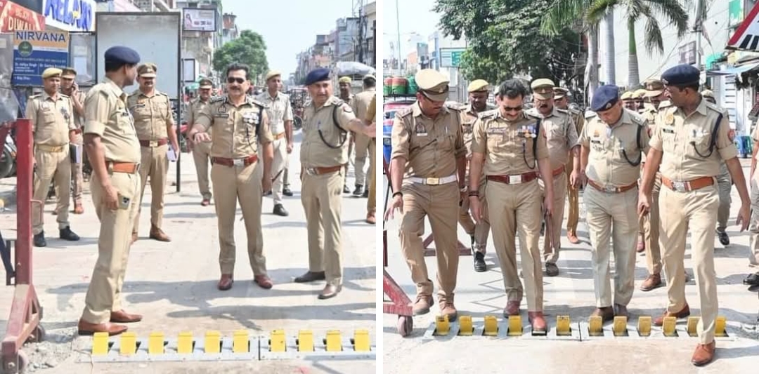पुलिस आयुक्त मोहित अग्रवाल ने भोजूबीर तिराहे पर नए ट्रैफिक डायवर्जन प्लान का किया निरीक्षण, जाम से मिलेगी राहत!
