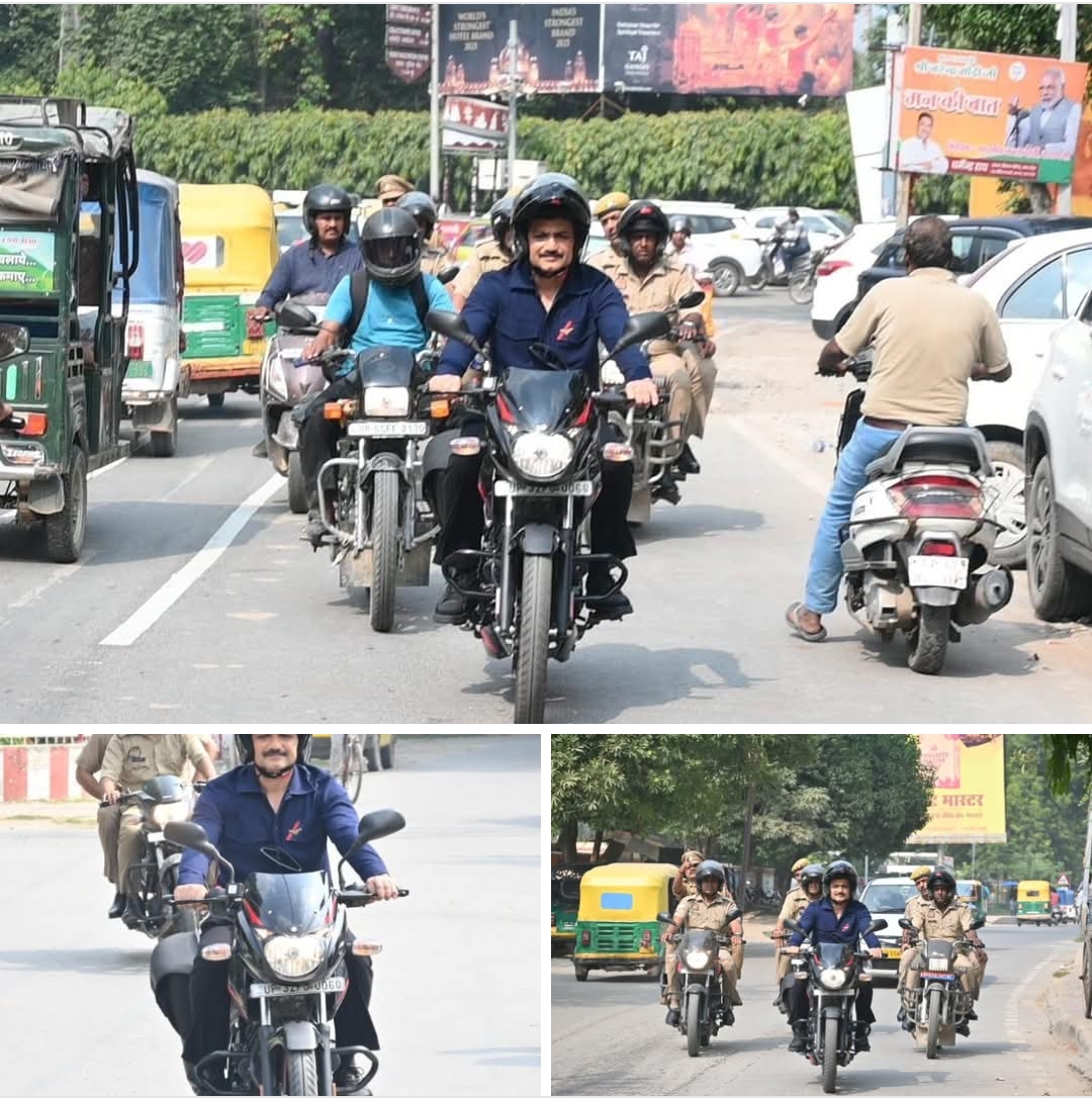 जब बाइक से निकले सीपी तो नये सिरे से जारी किया निर्देश, जानिये सुरक्षा और ट्रैफिक को लेकर क्या कुछ कहा