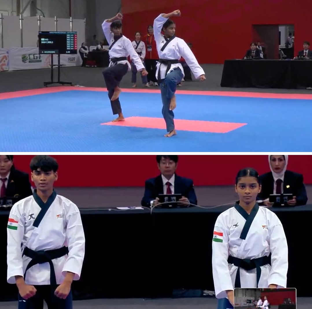 बनारस के लालों ने रचा इतिहास!शिवांशु पटेल और यश्वनी सिंह ने तृतीय यूथ एशियन गेम्स में ताइक्वांडो में जीता कांस्य पदक