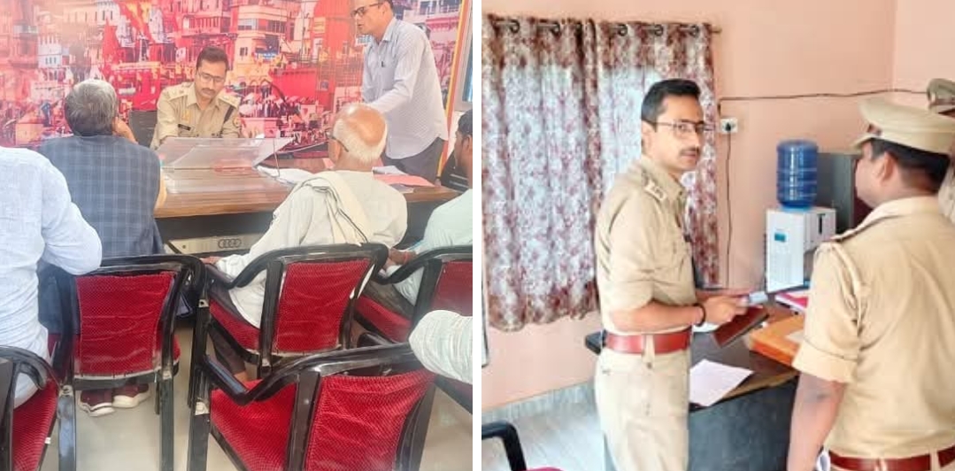 वाराणसी: थाना समाधान दिवस में लापरवाही उजागर — डीसीपी आकाश पटेल ने दो पुलिसकर्मियों पर जांच के दिए आदेश, एसीपी राजातालाब को सौंपी गई जांच