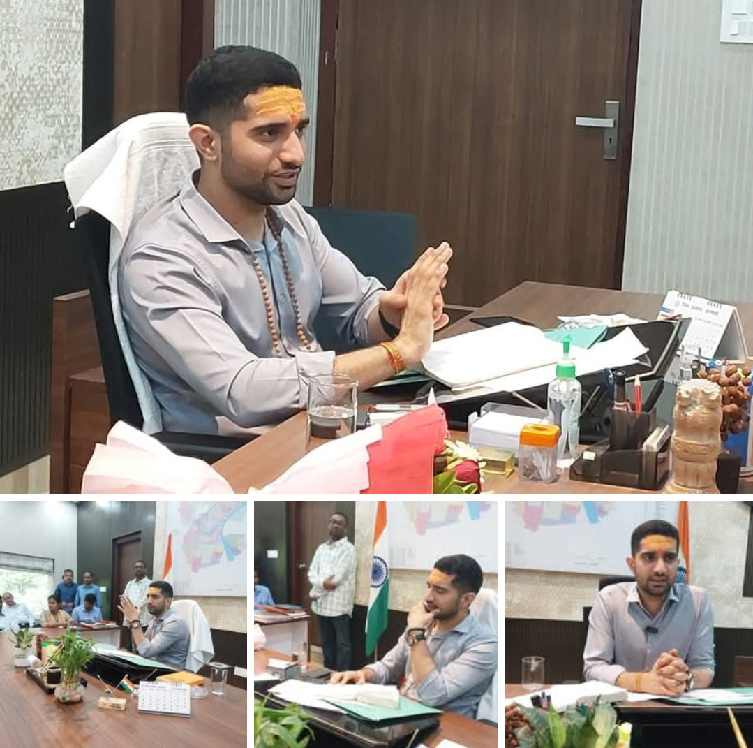 देव दीपावली से पहले वाराणसी में नई ऊर्जा — नवागत नगर आयुक्त हिमांशु नागपाल ने संभाला कार्यभार, स्वच्छता और व्यवस्था को दी नई दिशा