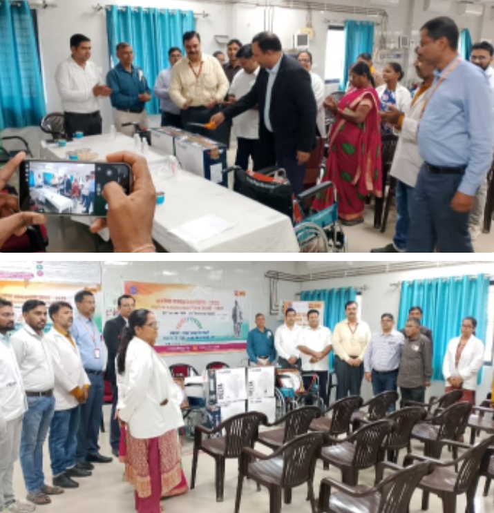 पंजाब नेशनल बैंक ने पीएससी को दिए ब्हील चेयर