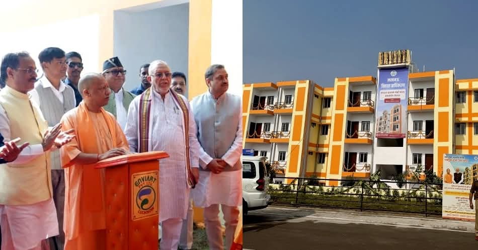 जहां कभी माफिया का कब्जा था, अब वहीं गरीबों का आशियाना — सीएम योगी.