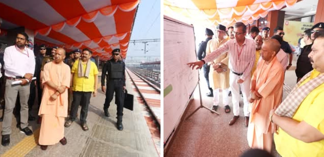 काशी तैयार, योगी अलर्ट!PM मोदी के आगमन से पहले सीएम योगी ने खुद संभाली कमान — मंदिरों में पूजन, प्रोजेक्ट्स की समीक्षा और सुरक्षा इंतज़ामों का लिया जायज़ा