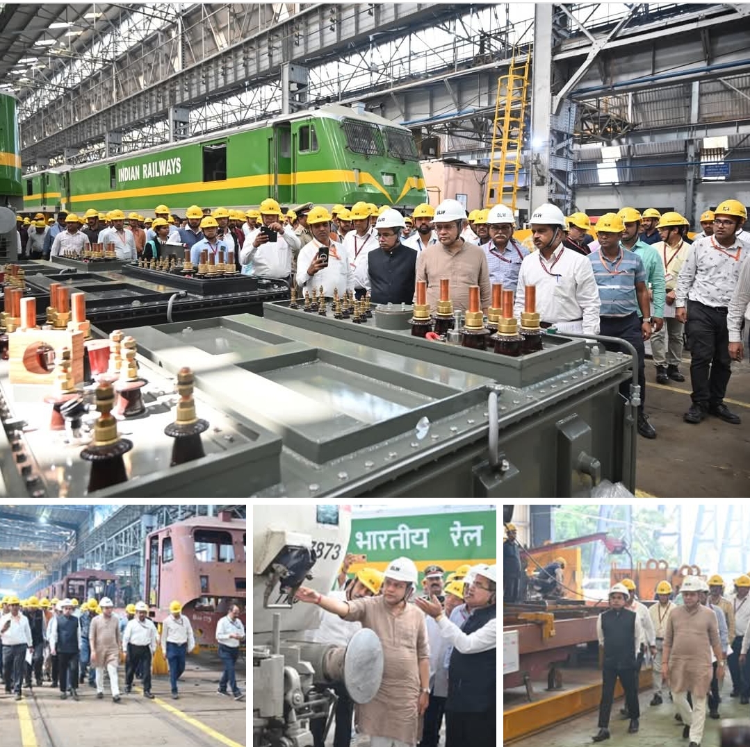 बरेका में रेल मंत्री अश्विनी वैष्णव का दौरा: लोको निर्माण और नवाचार की सराहना