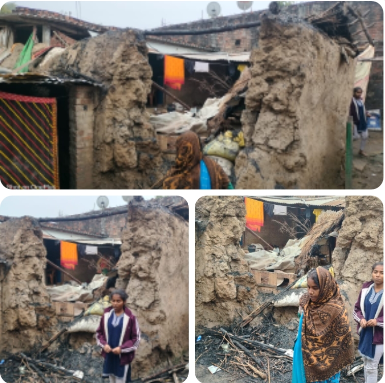 मुस्तफाबाद आगजनी कांड में पुलिस सक्रिय, जांच शुरू