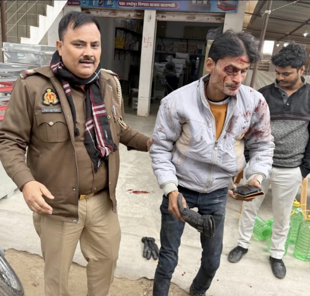 नवागत इंस्पेक्टर ने स्कूटी सवार की बचाई जान