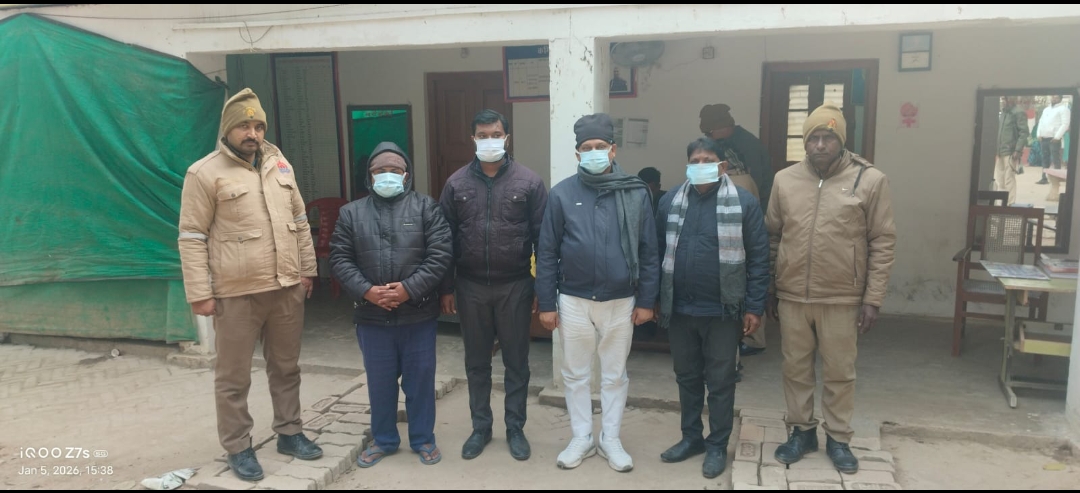 बड़ागांव पुलिस ने धर्म परिवर्तन कराने वाले 4 लोगों को किया गिरफ्तार